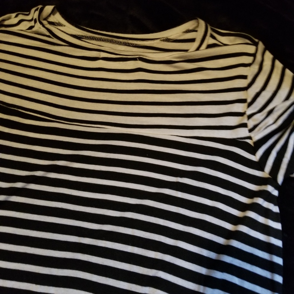Striped casual dress
